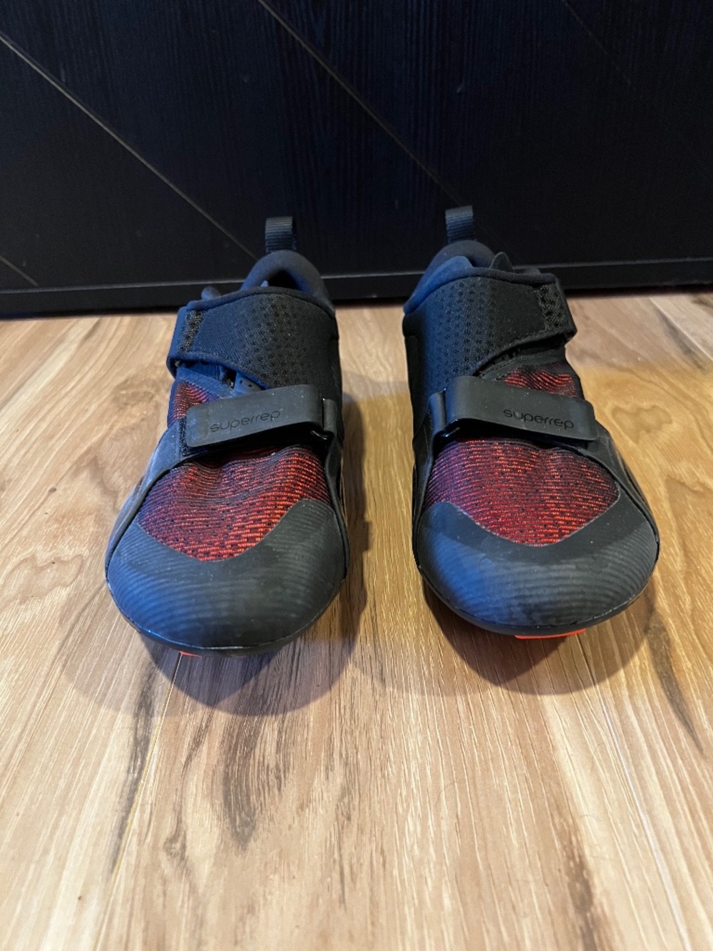 Nike Superrep Cycle Cycling Shoes- Black and Red- Size 9